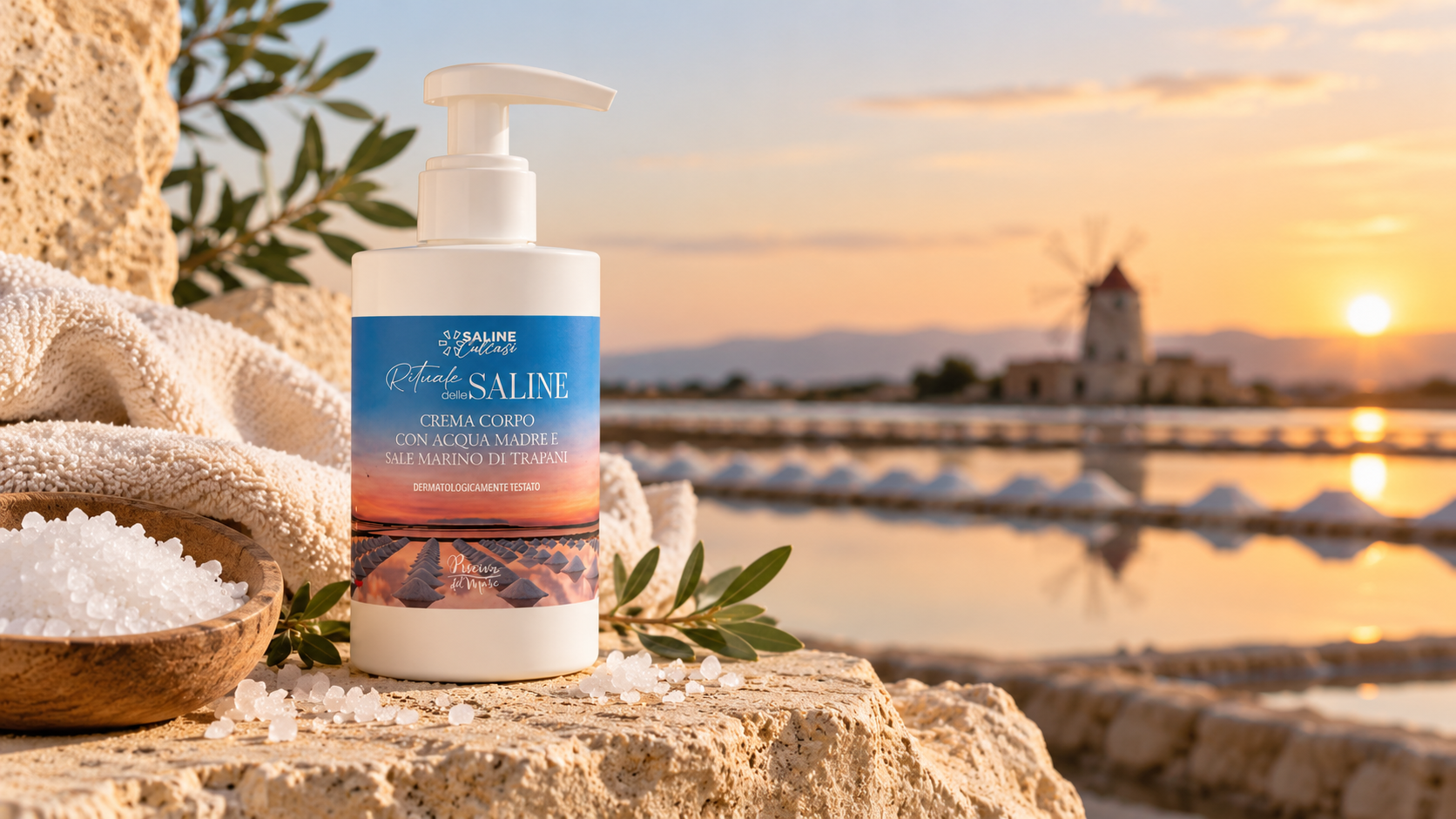 crema corpo con acqua madre